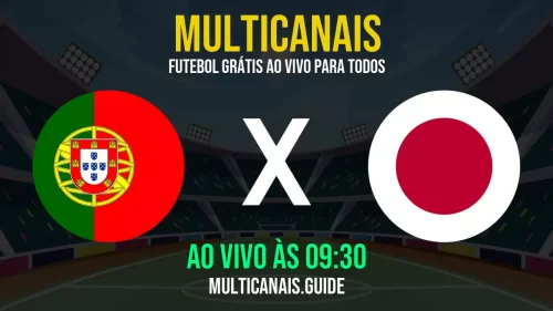 Assista Portugal x Japão hoje ao vivo online grátis e 24h – 08/05/2025