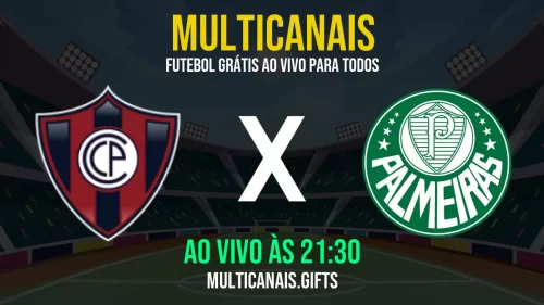 Assistir Cerro Porteño x Palmeiras ao vivo online grátis em HD – 07/05/2025