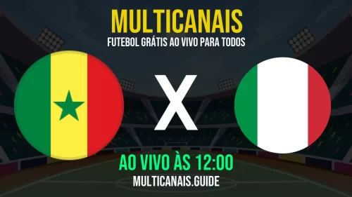 Assista Senegal x Itália hoje ao vivo online 24h em alta definição – 08/05