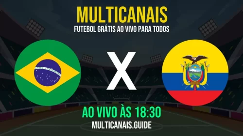 Assistir Brasil x Equador ao vivo hoje – Veja online grátis em HD (09/05/2025)