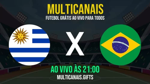 Assistir Uruguai x Brasil ao vivo online grátis em HD – 07/05/2025