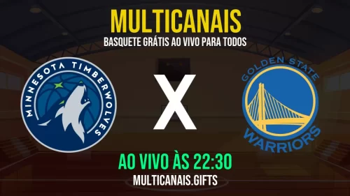 Assistir Minnesota Timberwolves x Golden State Warriors ao vivo online – Imagem HD grátis 24h – 06/05/2025