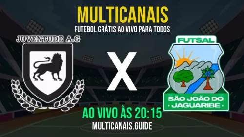 Juventude AG-MS x São João do Jaguaribe-CE ao vivo online grátis 24 horas – 08/05/2025